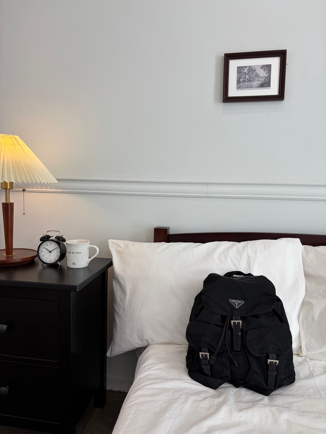 [PRADA] 테수토 나일론 백팩 블랙 상품이미지2