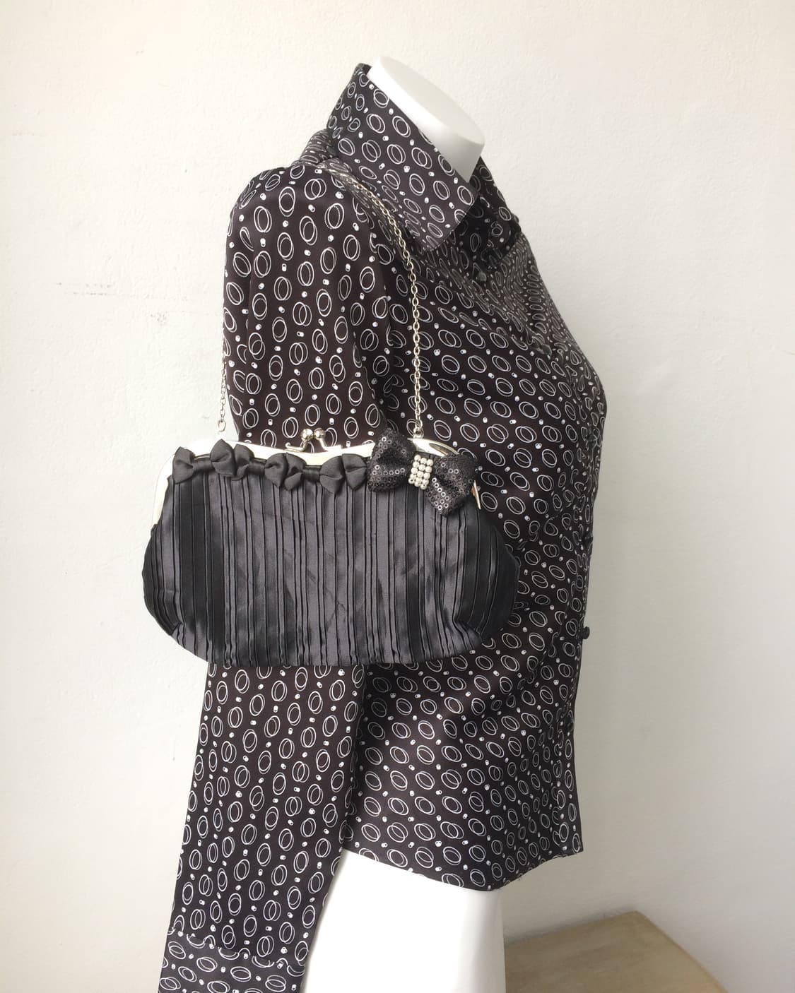 ribbon point hand bag 상품이미지5