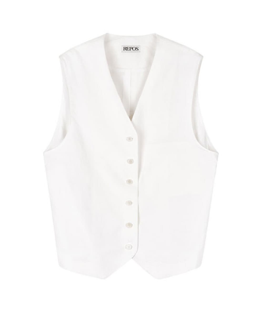 Repos over cotton vest white리포스 오버 코튼베스트 상품이미지6