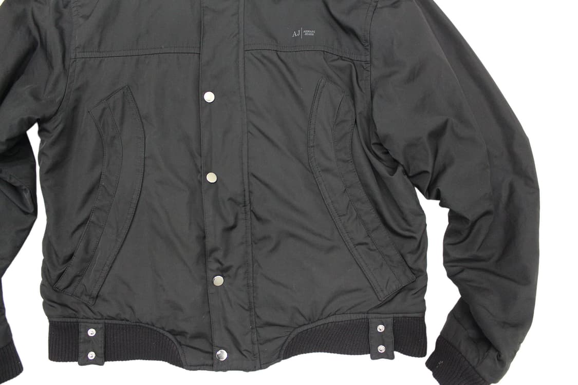 1990s Armani Jeans 아르마니 진스 크롭 봄버 자켓 상품이미지3