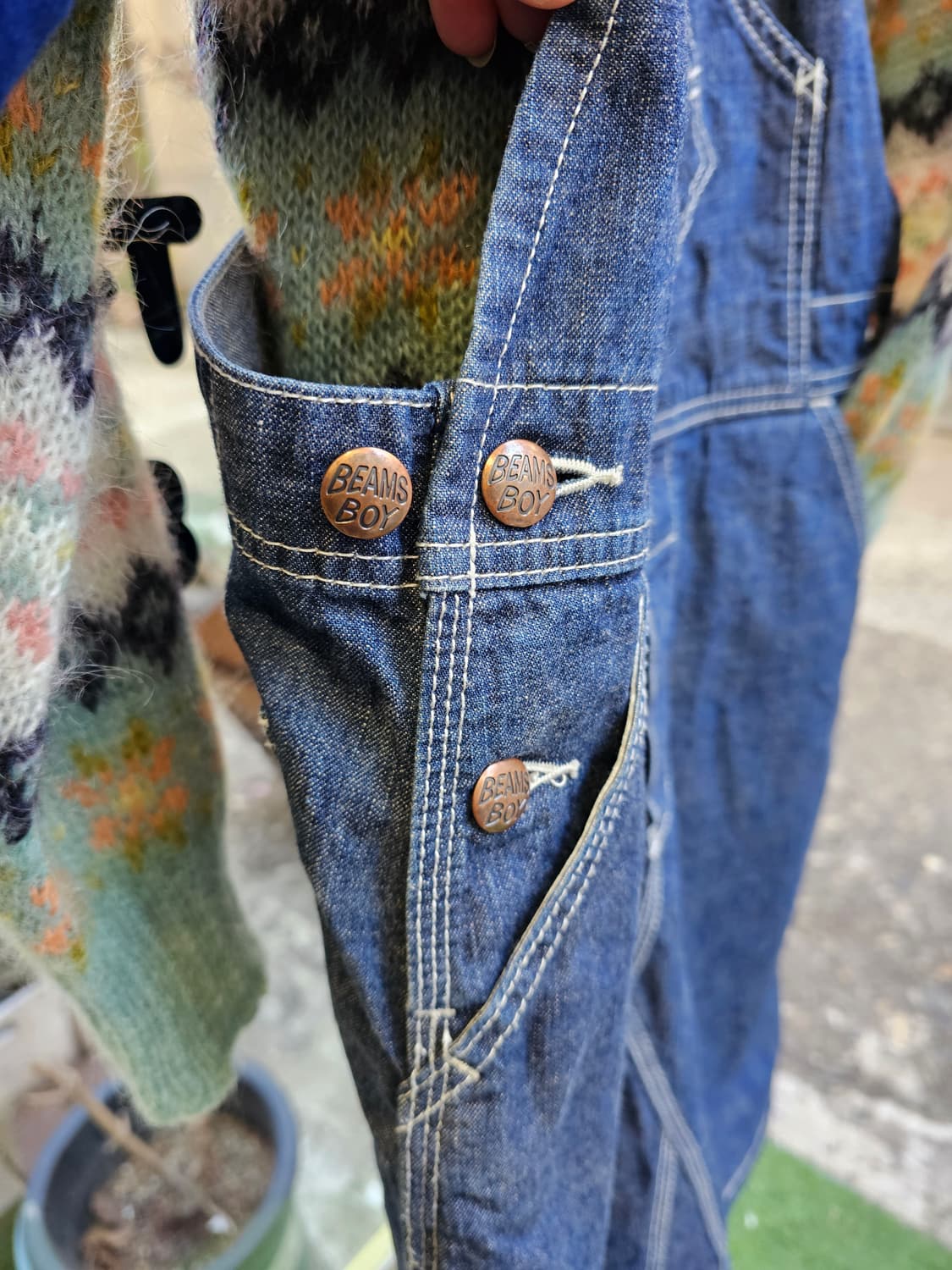 BeamsBoy 오버롤 청치마 상품이미지8