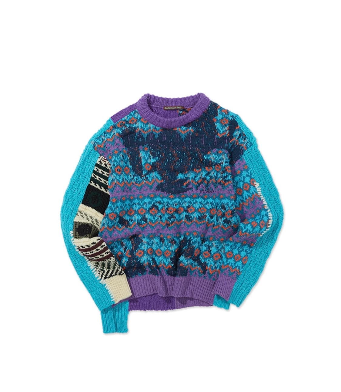 앤더슨벨 리버 자카드 크루넥 스웨터 (새상품급) 상품이미지1