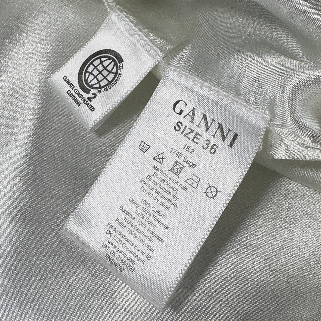 가니 GANNI 플로럴 퀼팅 자켓 상품이미지4