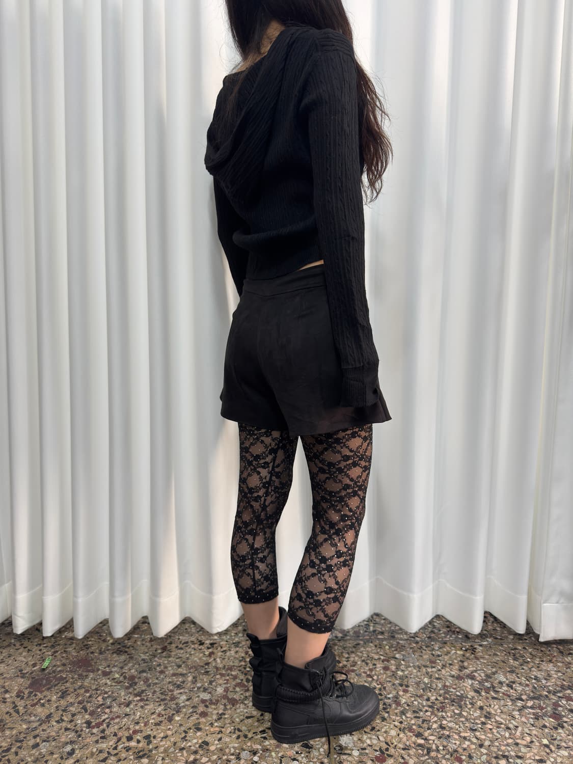 gu knit hood zipup 상품이미지3