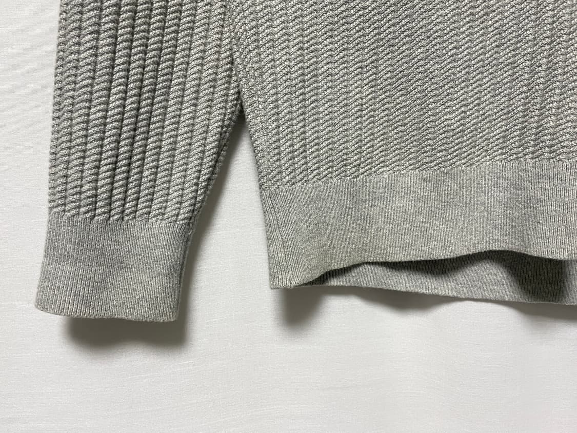 마시모두띠 남성 스웨이드 버클 코튼 캐시미어 니트 M _ 그레이 상품이미지5