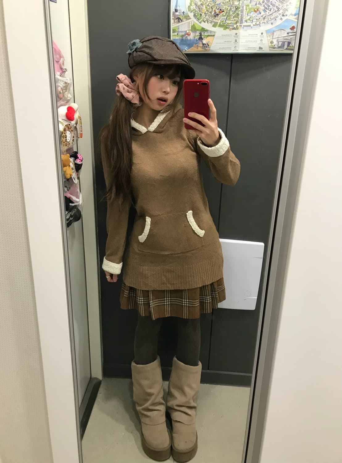 카라멜 라떼 노르딕 모리걸 하구미 코디세트 상품이미지3