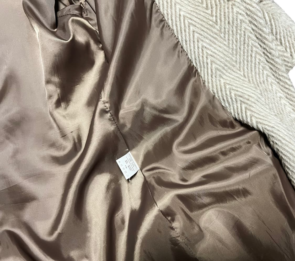 MAX&Co. 막스앤코 헤링본 코트 베이지 상품이미지8