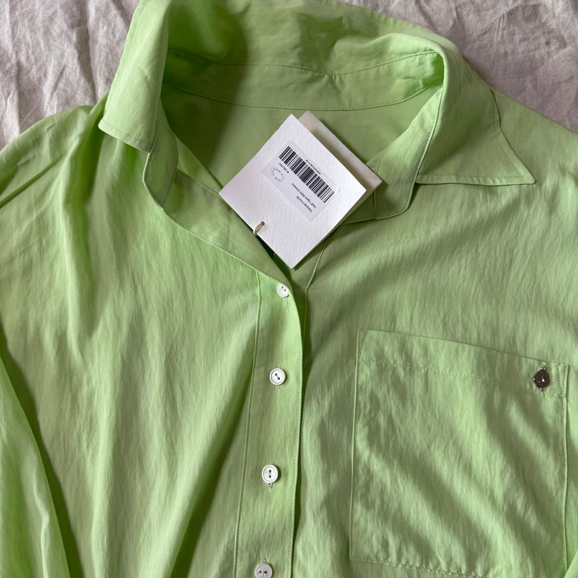 아비에무아 내추럴 오픈 오버핏 셔츠 새상품  상품이미지3