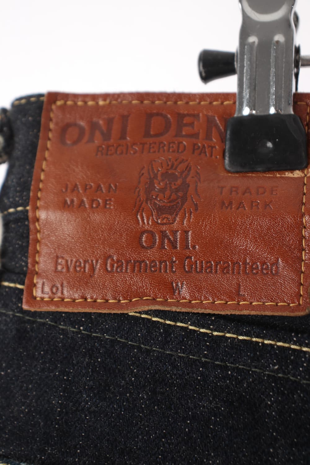 버거스플러스 x 오니데님 셀비지 팬츠 상품이미지5