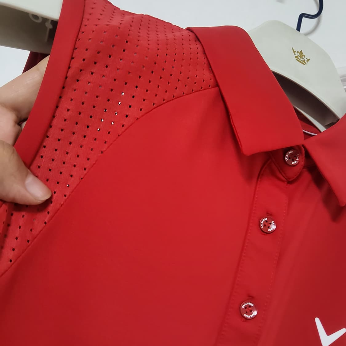 거의 새옷 캘러웨이 정품 골프 여자 민소매 90 55 승리의 레드 상품이미지2