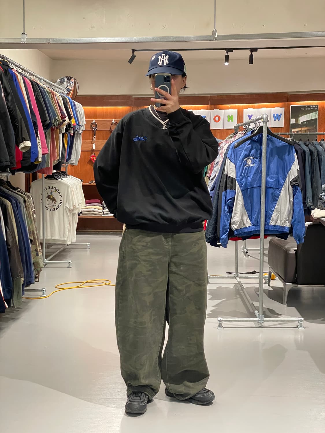 빈티지 바람막이 웜업 상품이미지2