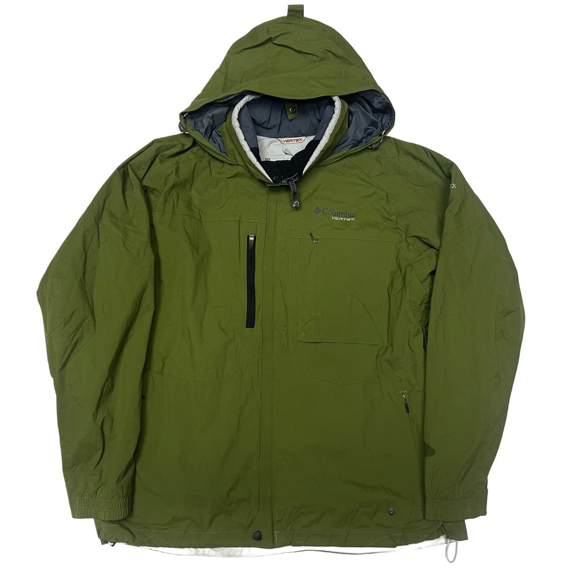 컬럼비아 고프코어 버텍스 카키바람막이 L 상품이미지1