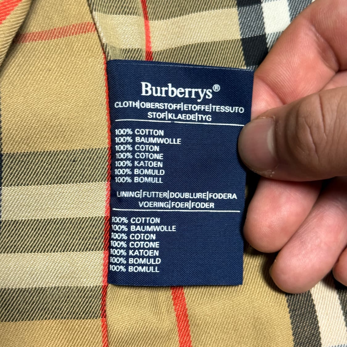 90년도 버버리 노바체크 싱글 카 코트 상품이미지9