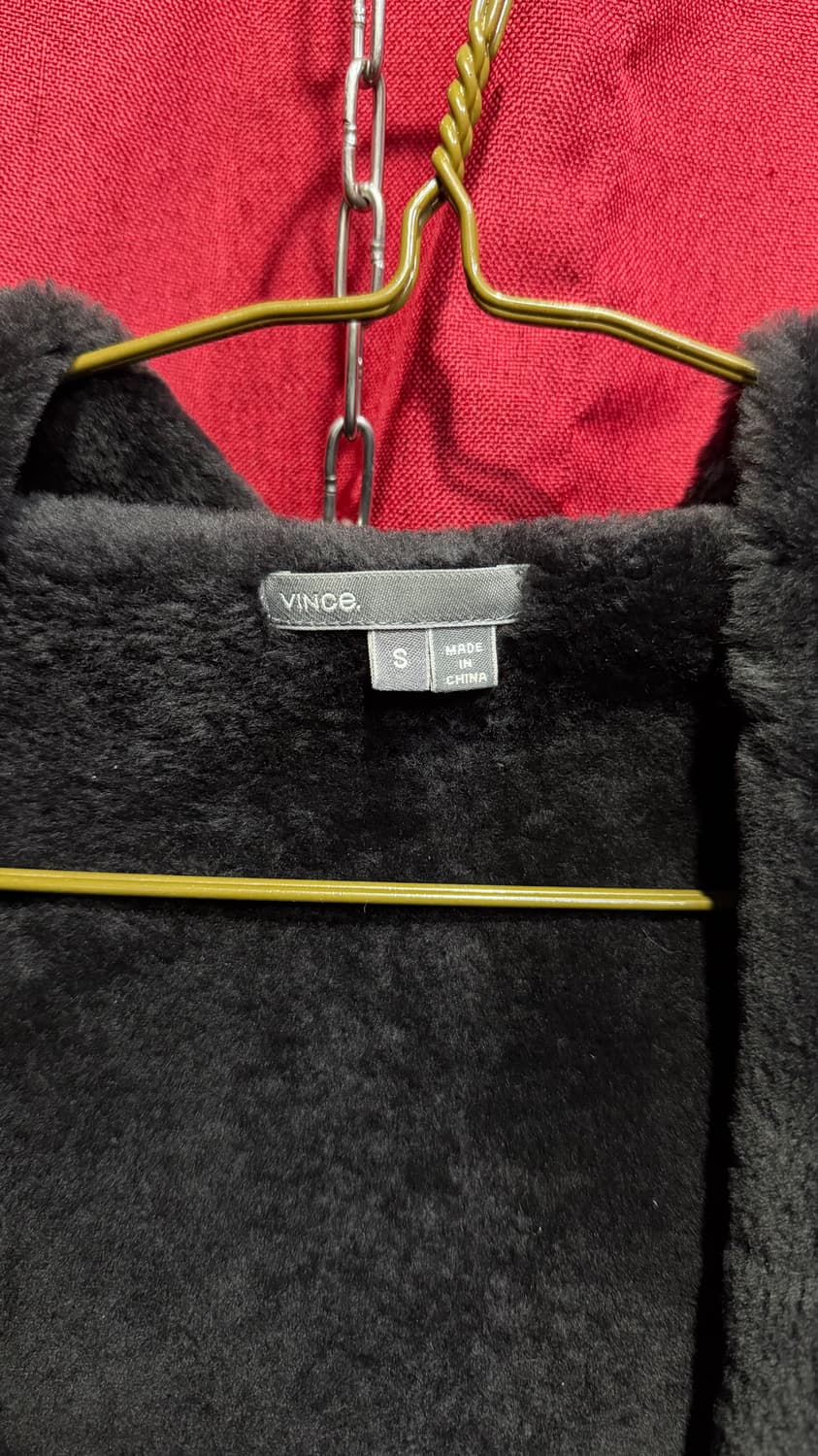 빈스 후드 무스탕 코트 S 상품이미지3