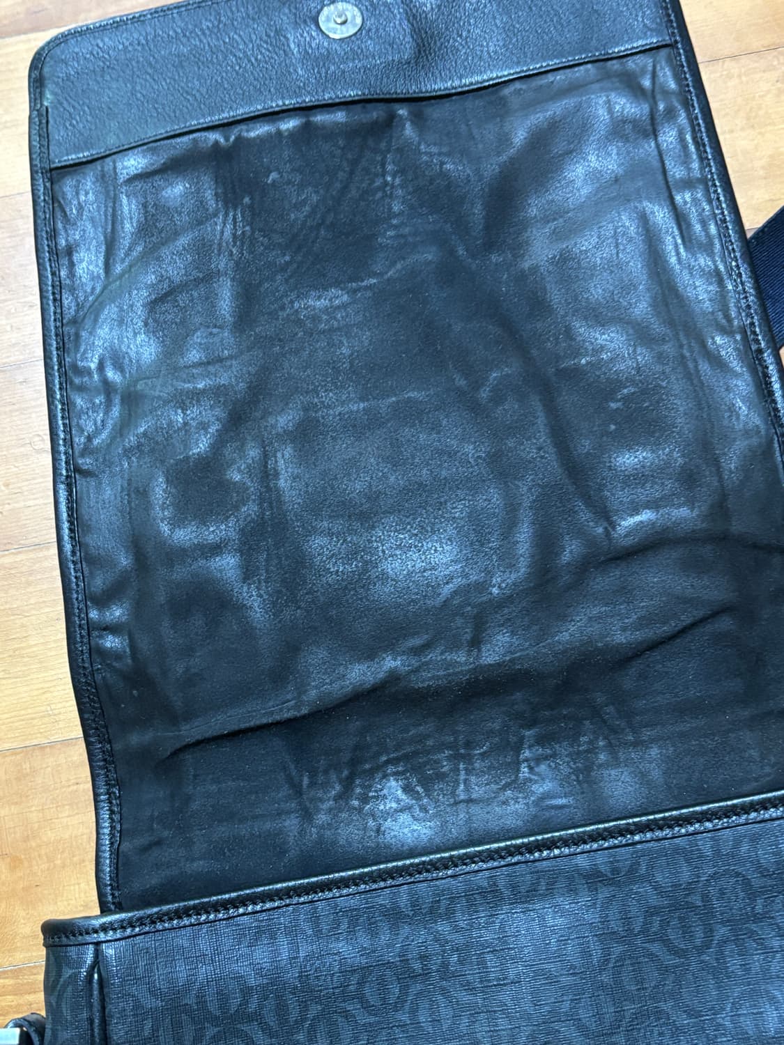 vintage louis quatorez leather mail bag 상품이미지6