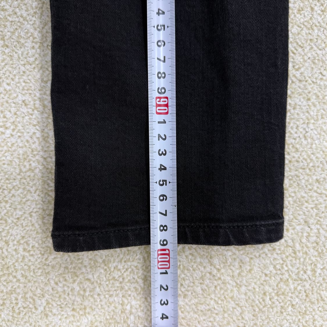 34 플랙 흑청 데님팬츠 0126T2 상품이미지8