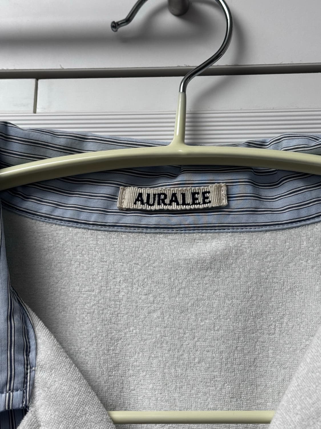 오라리 핑스 스트라이프 셔츠 상품이미지3