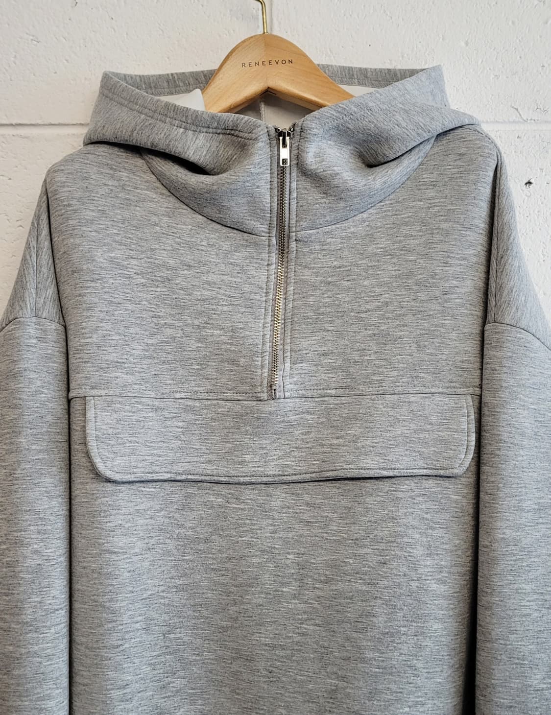 카리스마 폴리 오버핏 후드티셔츠 판매 상품이미지4