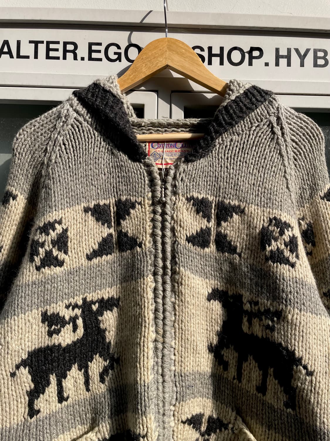 Cotton Club deer hooded Cowichan 상품이미지4