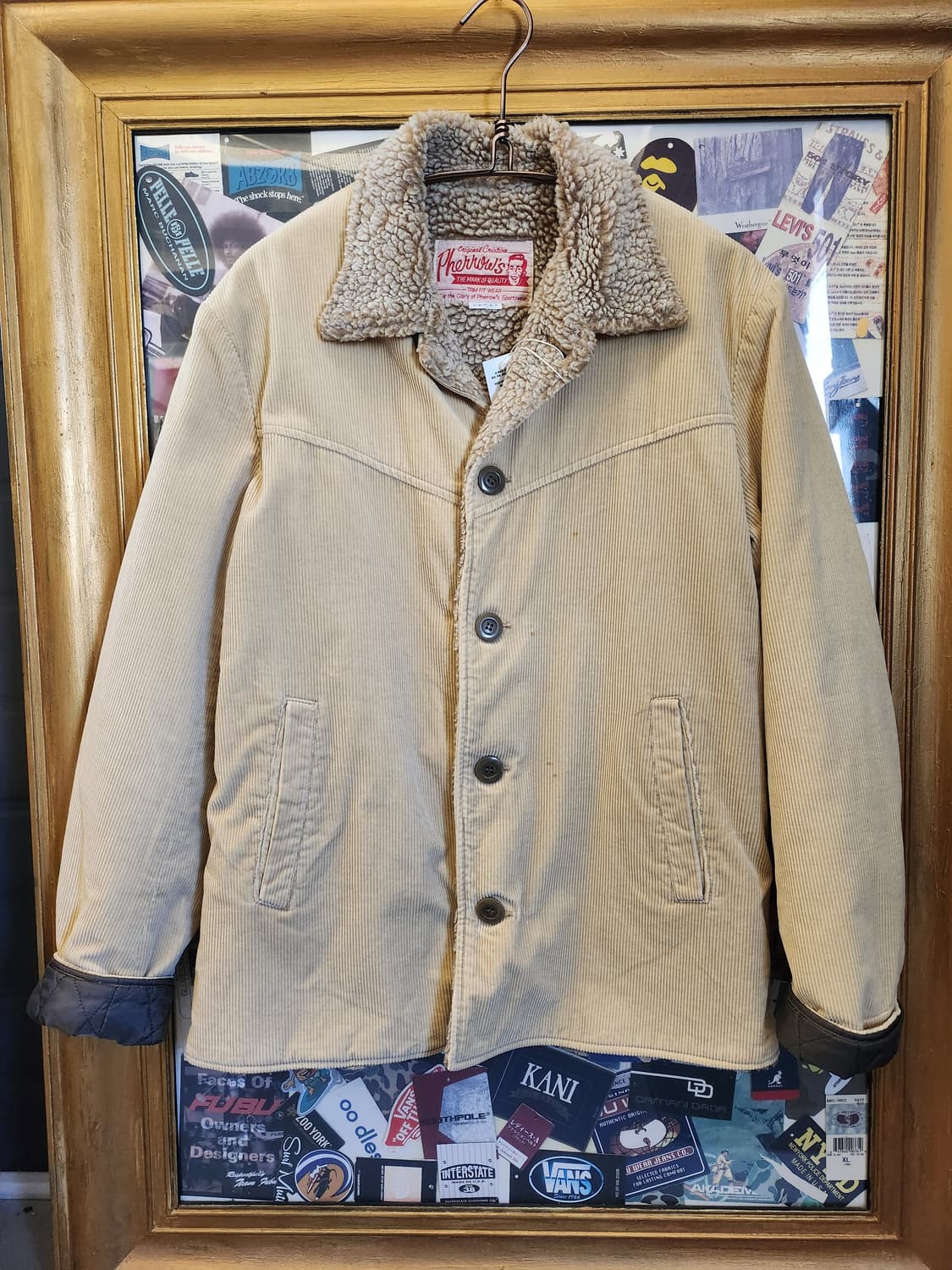 Pherrows Corduroy 시어링 자켓L 상품이미지1