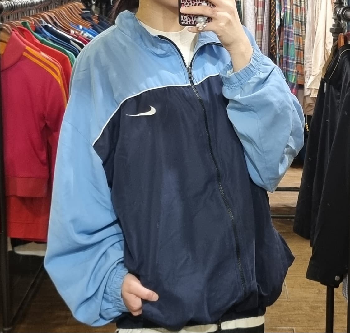[Hi] nike 나이키 바람막이 네이비/스카이블루 상품이미지2