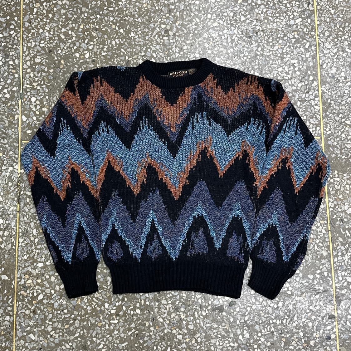 90s 빈티지 아크릴 니트 스웨터 S(M) 상품이미지2