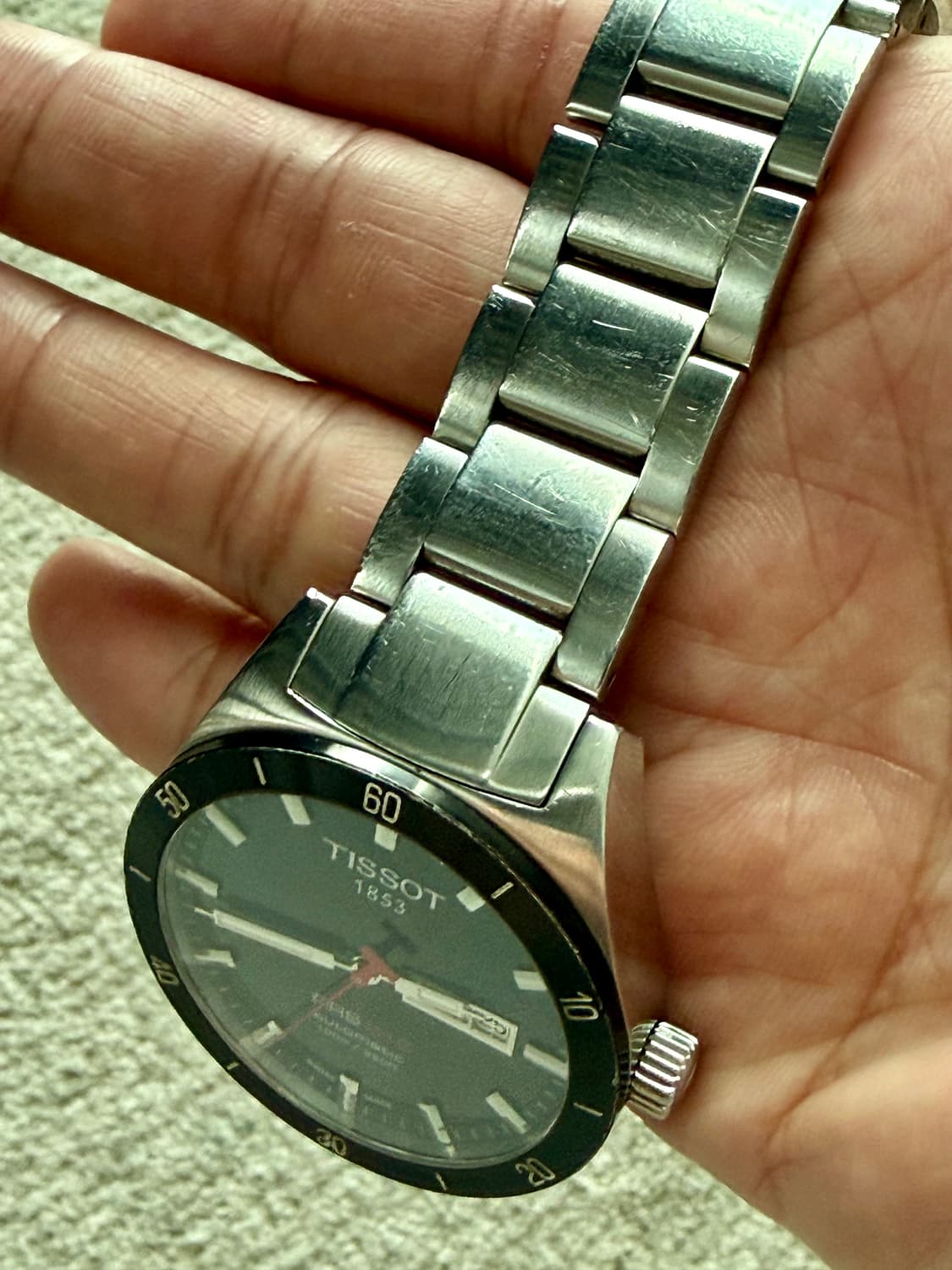 티쏘 PRS 516 오토매틱 메탈 시계 상품이미지6