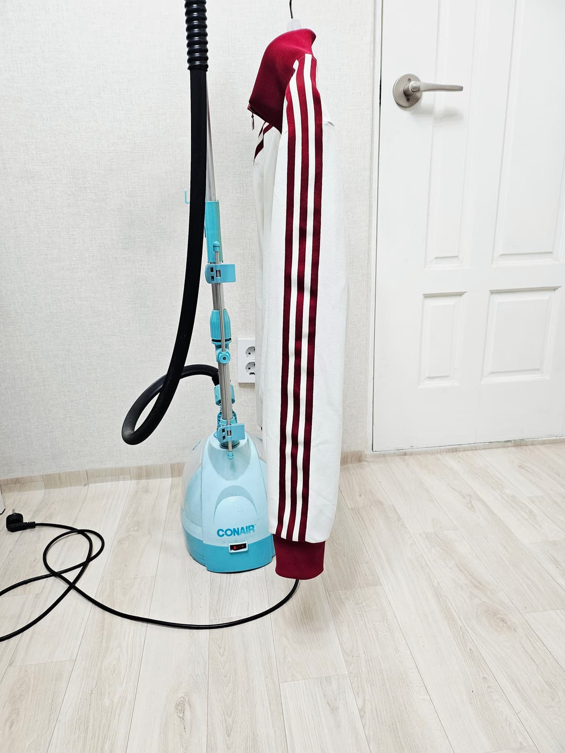 (100~105)L아디다스 바이에른뮌헨 125주년[화이트버건디]트랙탑져지 상품이미지4