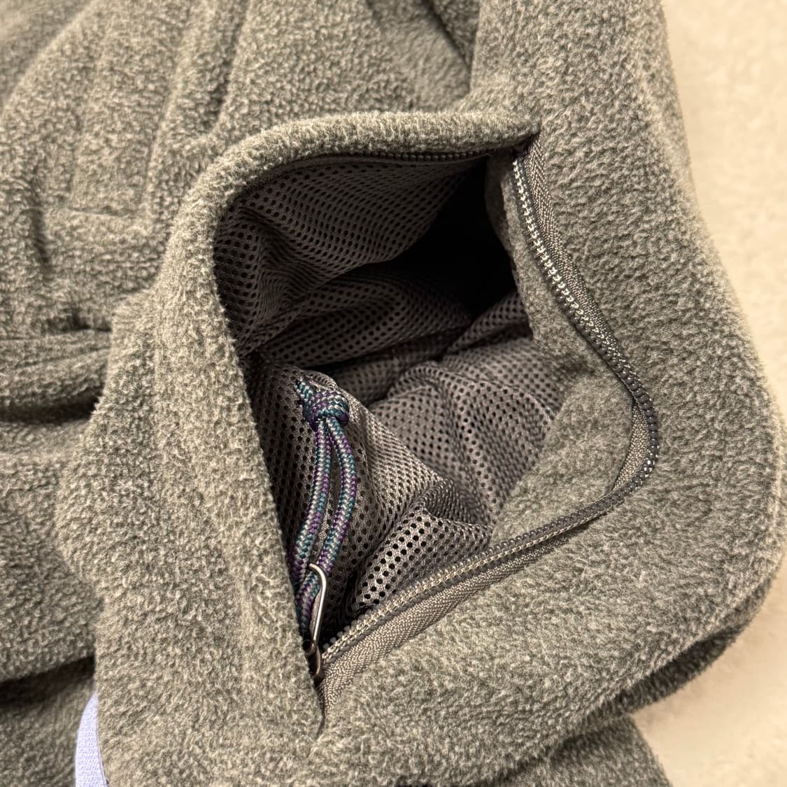 디스이즈네버댓 하프집 플리스 풀오버 그레이 S 상품이미지6