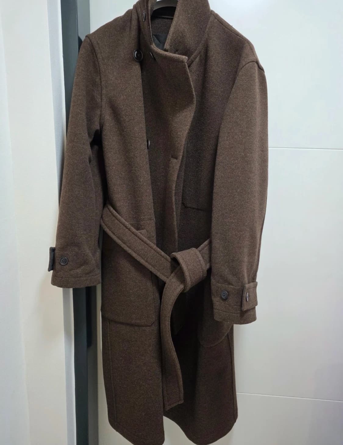 LEMAIRE 르메르 랩코트 24FW 브라운 XS 상품이미지1