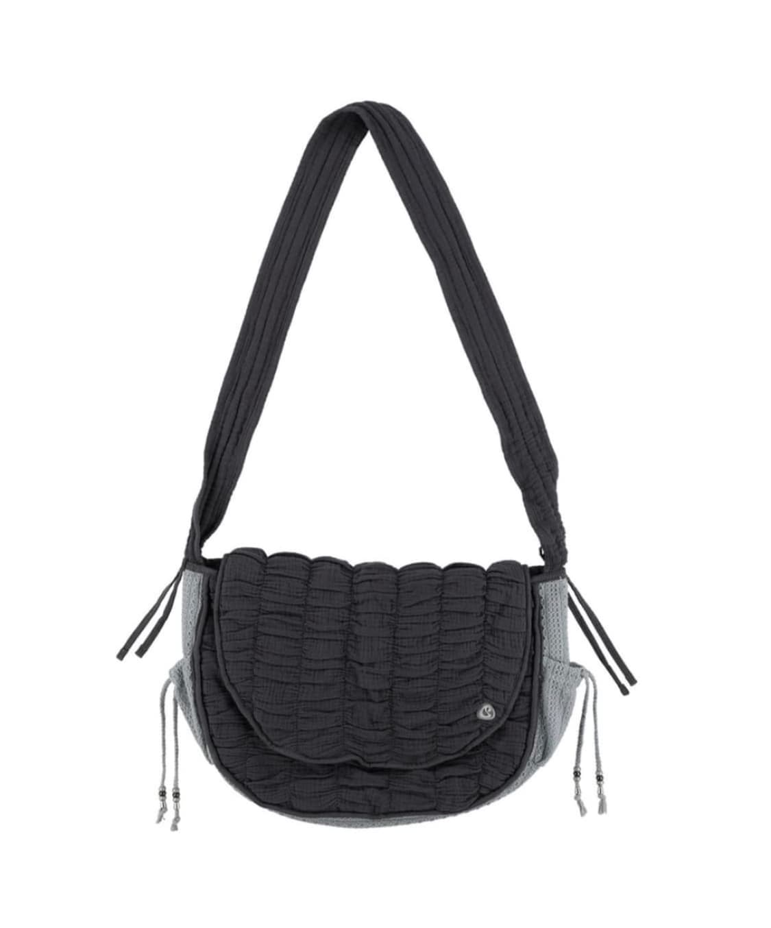 코이세이오 퀼티드 크로스백 차콜 상품이미지1