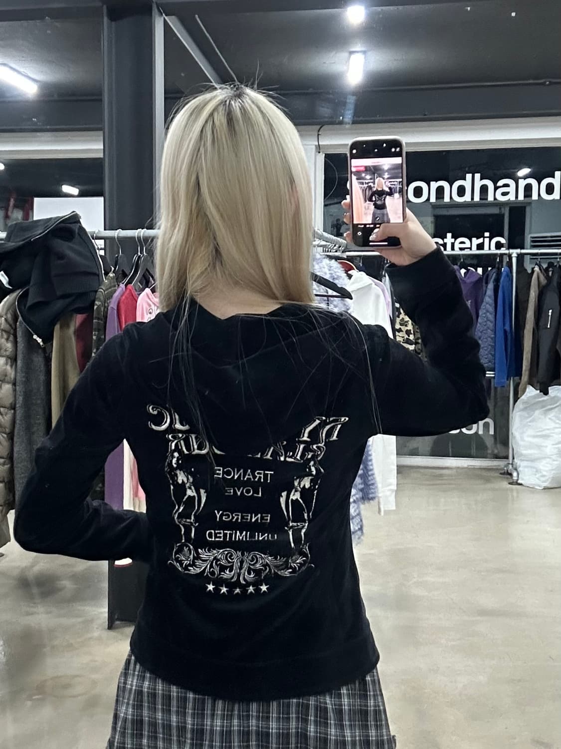 히스테릭 글래머 벨벳 자켓 상품이미지3