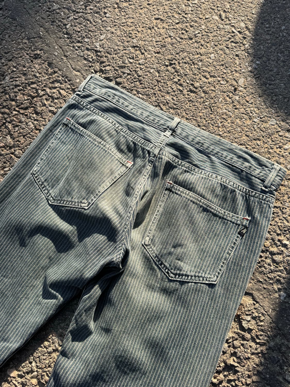 Hickory Stripe Boot-cut Denim Pants 상품이미지7