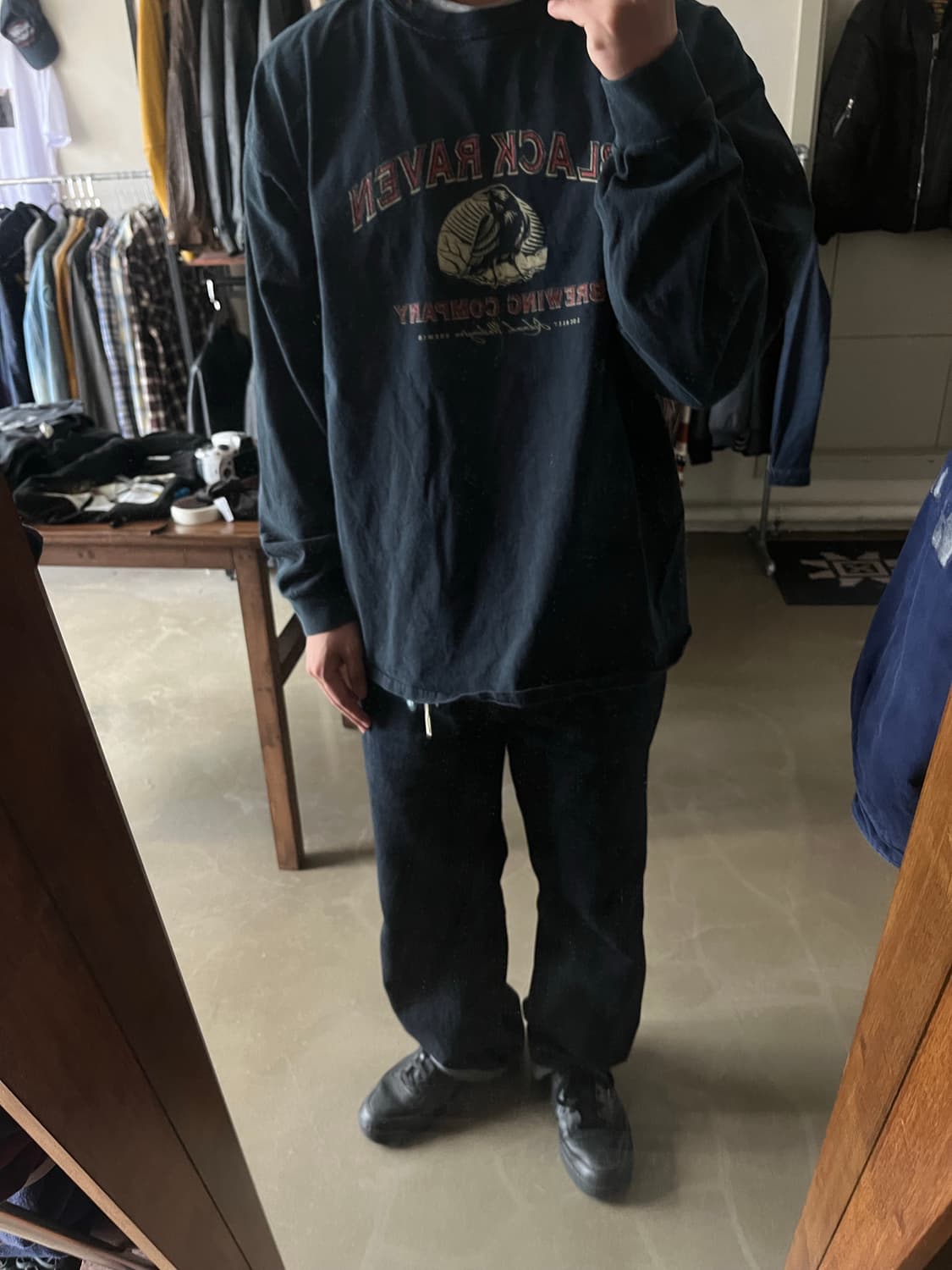 BLACK RAVEN BREWING COMPANY 롱 슬리브 긴팔티 상품이미지1