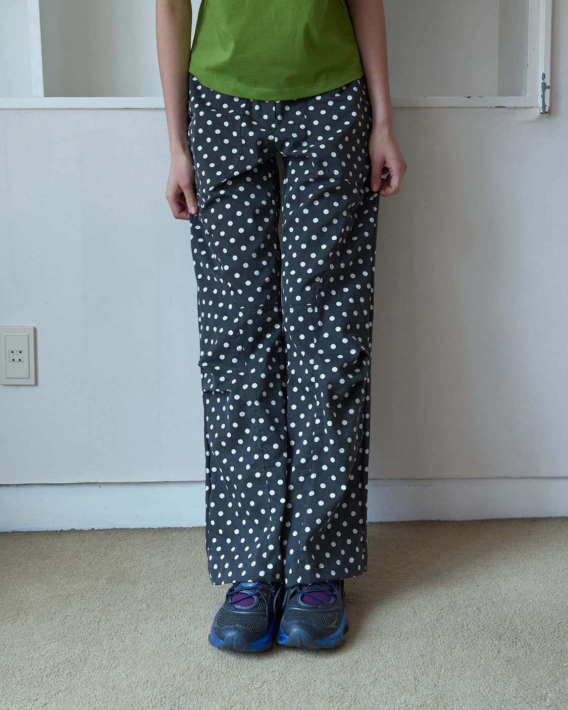 노컨텐츠 도트 팬츠 dot pants 상품이미지1