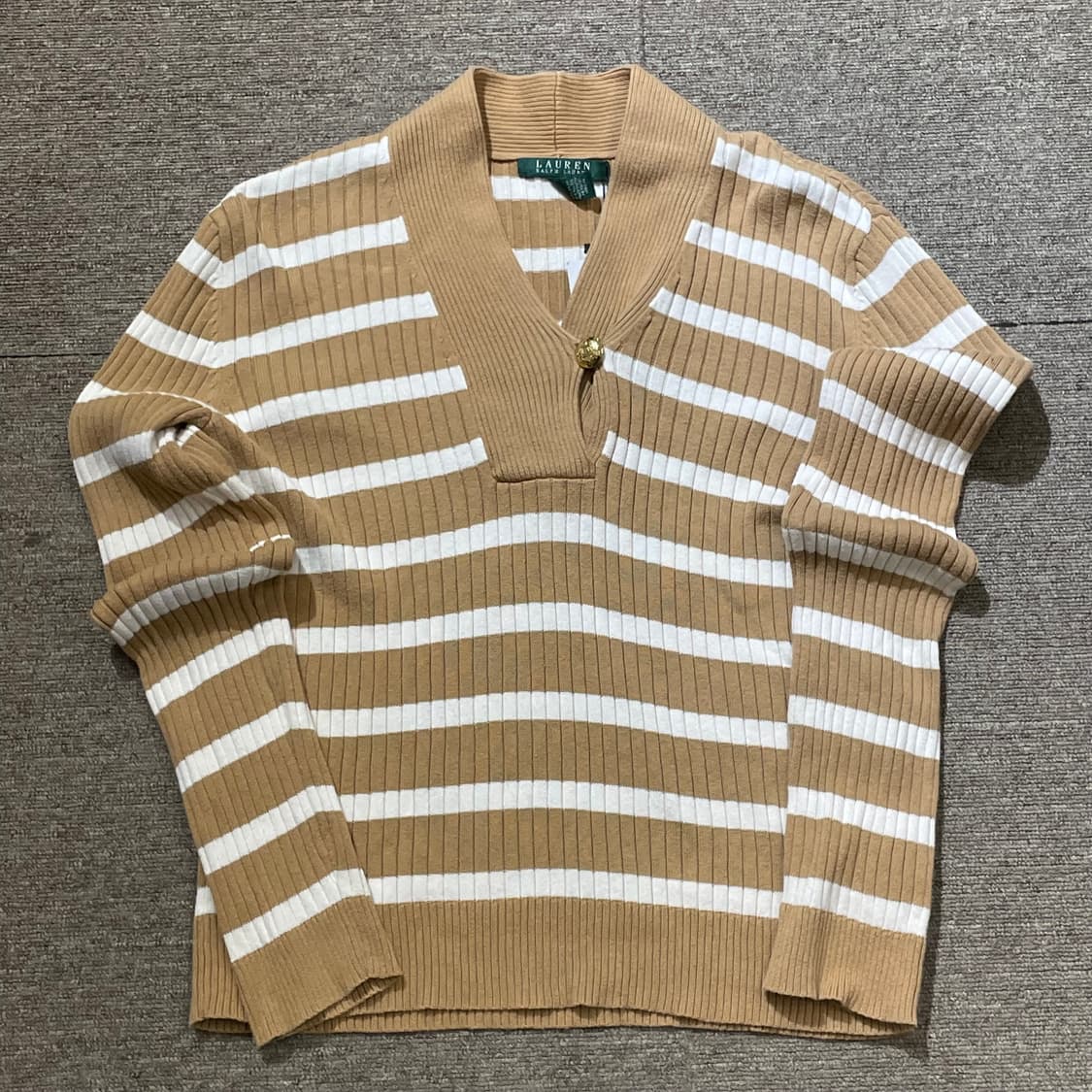 (M) LAUREN 로렌 랄프 로렌 숄카라 니트  상품이미지3