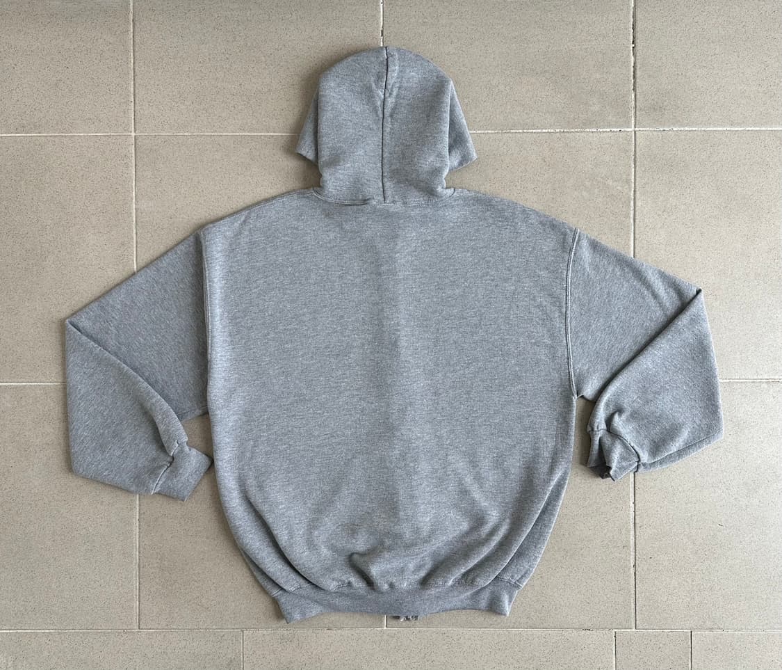 00s 빈티지 러셀 후드집업 그레이 L 상품이미지2