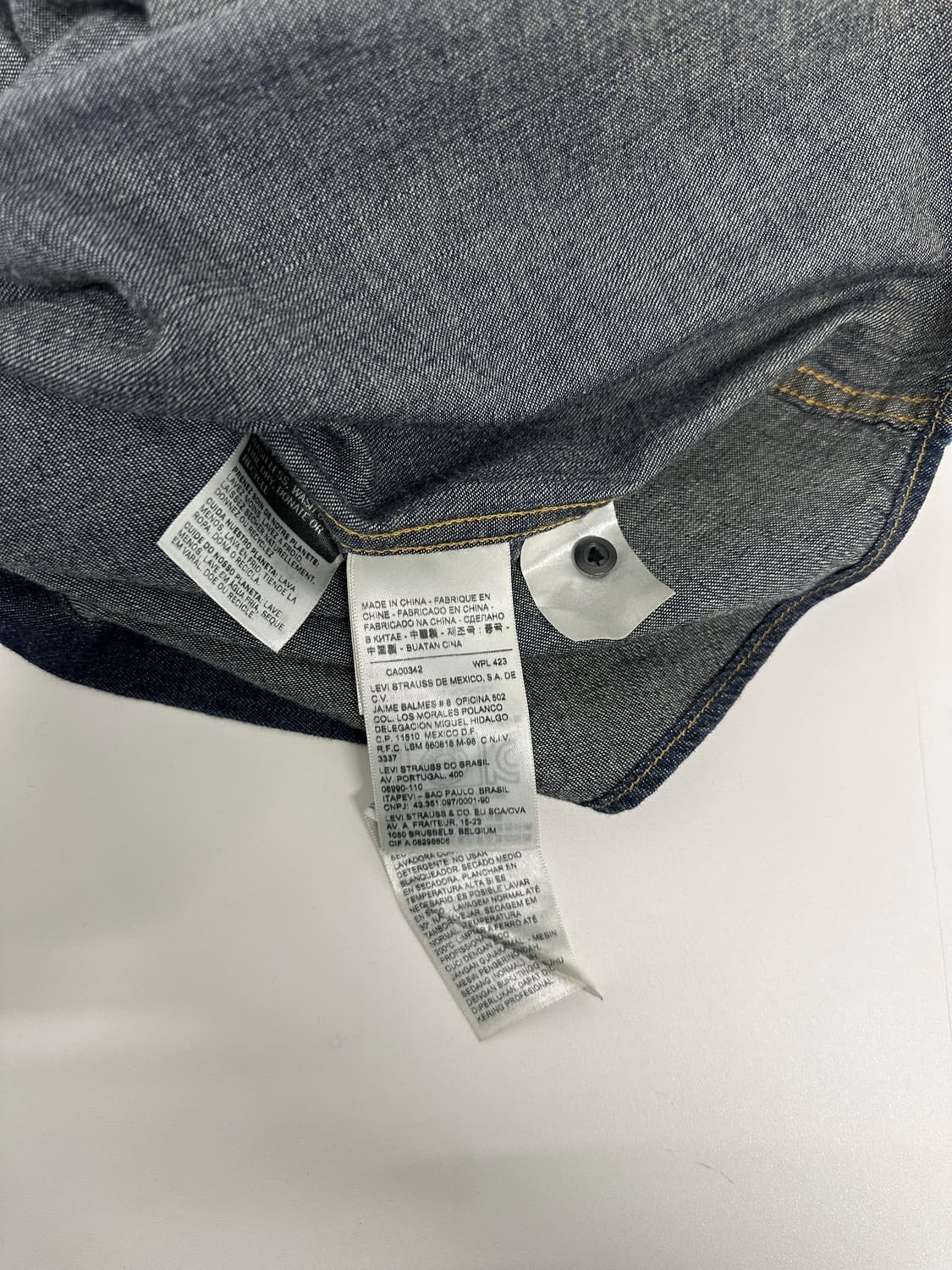 리바이스 웨스턴 셔츠 M 상품이미지4