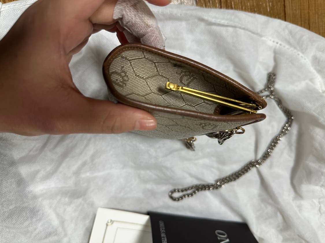 디올 헥사곤 패턴 크로스백 파우치 상품이미지8