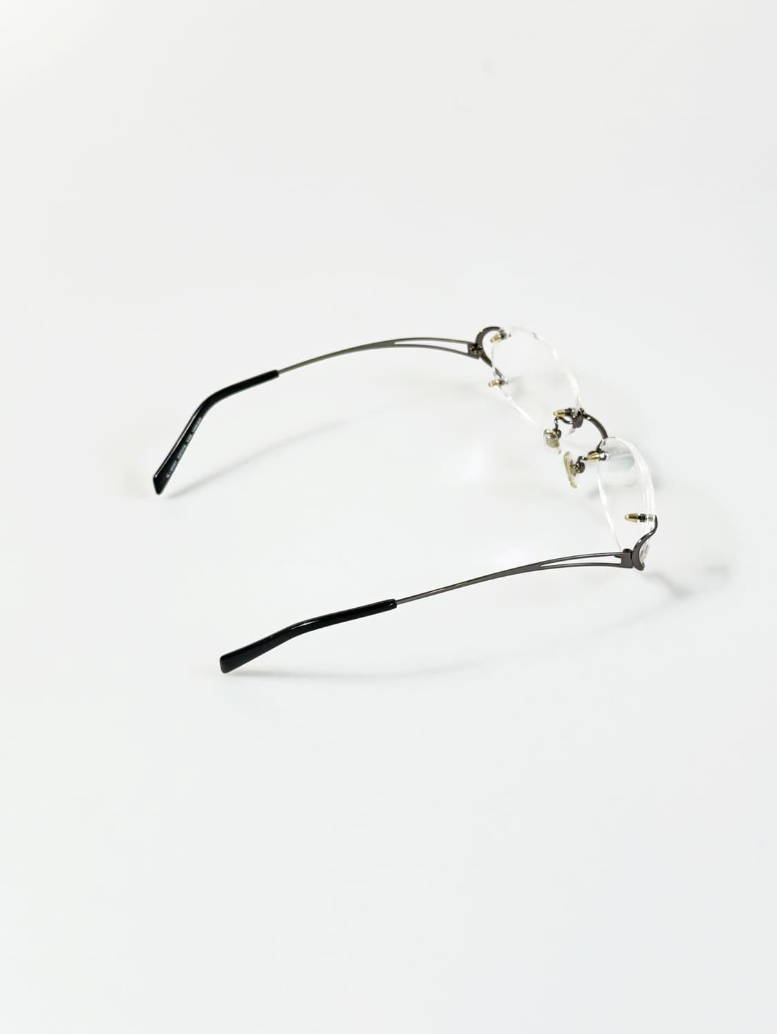 KENZIA 무테 오벌 메탈 프레임 빈티지 안경 상품이미지4