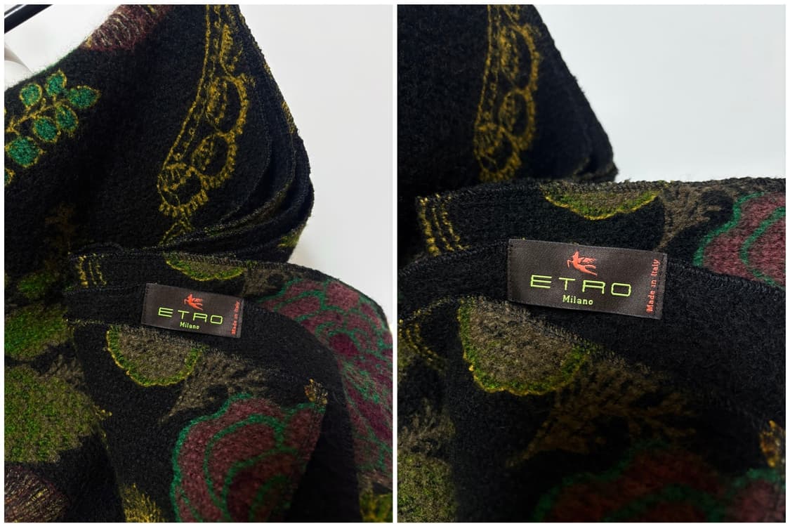 ETRO 에트로 기모 울100% 양면 스카프 상품이미지5