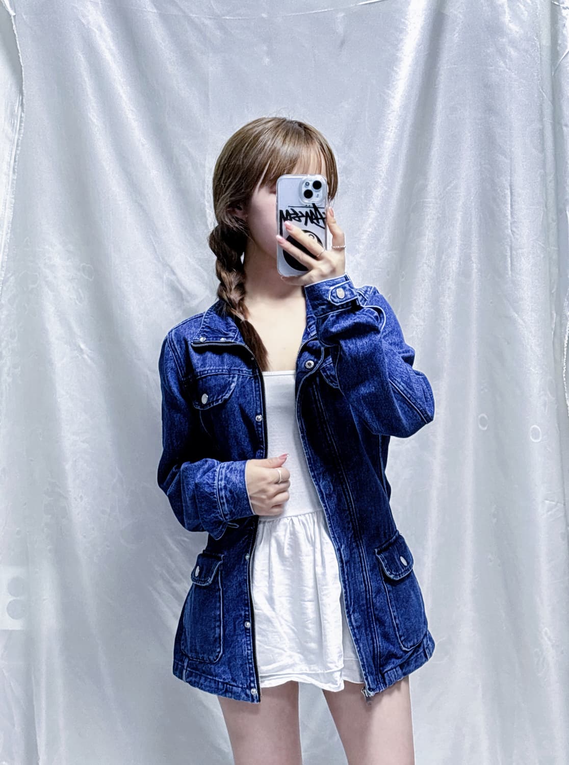 타미힐피거 데님 벨티드 자켓  상품이미지2