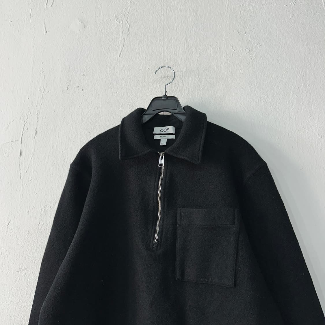 COS 코스 반집업 카라니트 여성M 상품이미지2