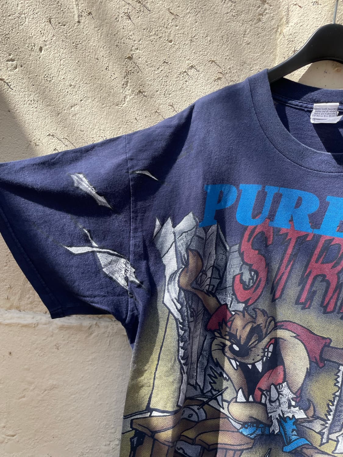 90s 루니툰즈 태즈 풀프린트 티셔츠 상품이미지3