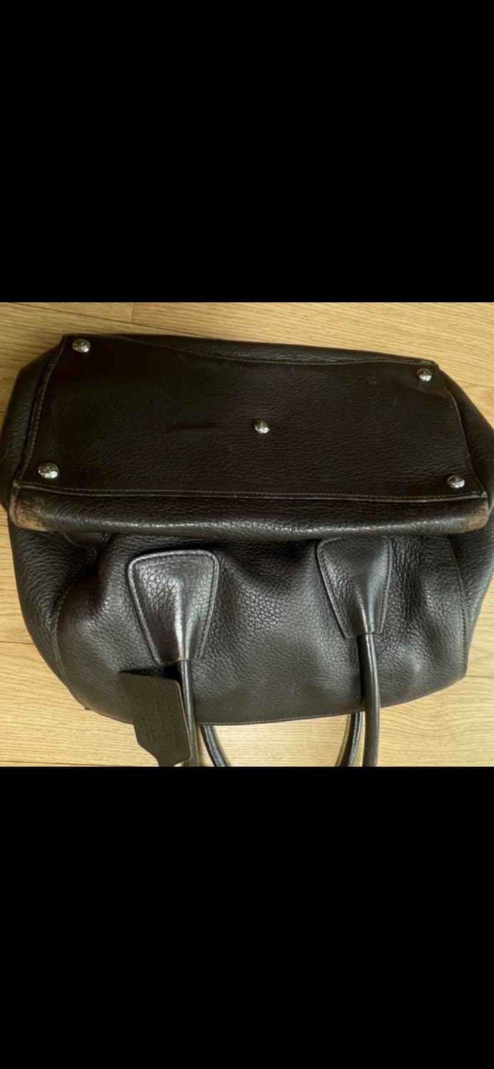 프라다 브라운 가죽 토트백(정품) 상품이미지4