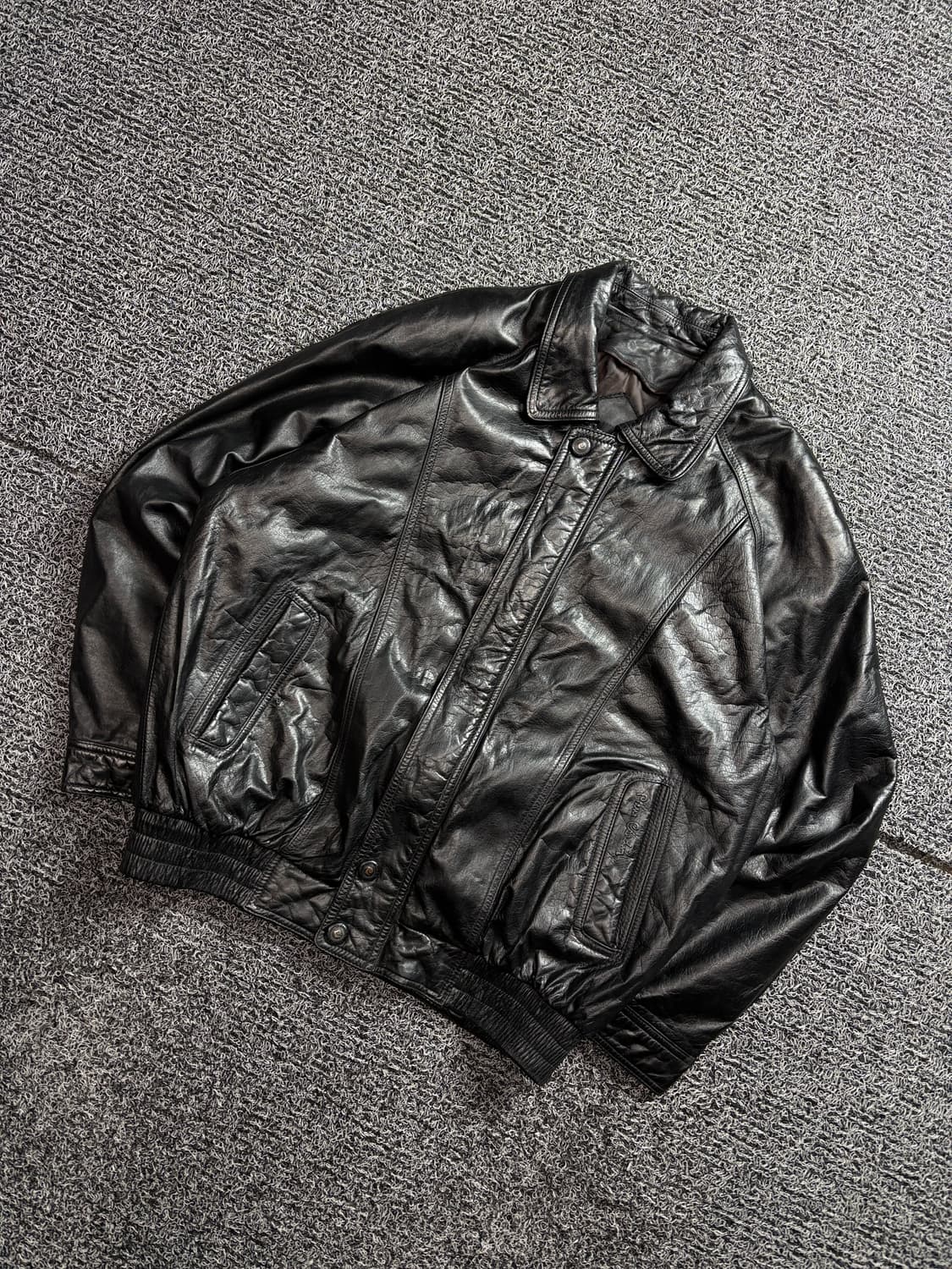 00s 빈티지 아카이브 소가죽 봄버 자켓 2411 상품이미지1