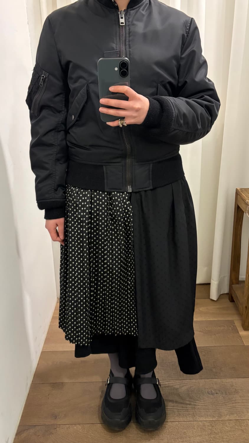 Skirt Docking Reversible Bomber Jacket 상품이미지9