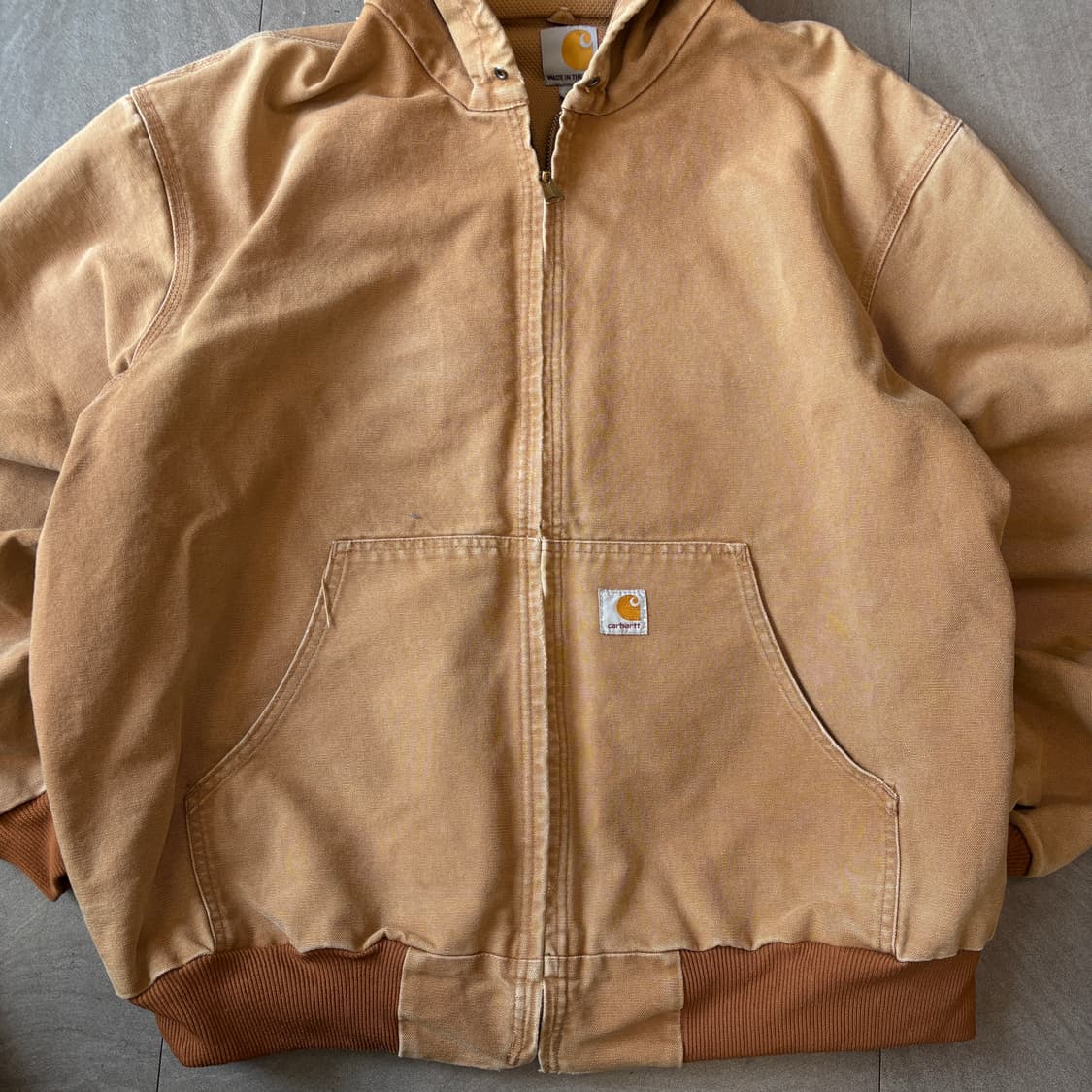 미국 생산 칼하트 j131 베이지 액티브 자켓 상품이미지4