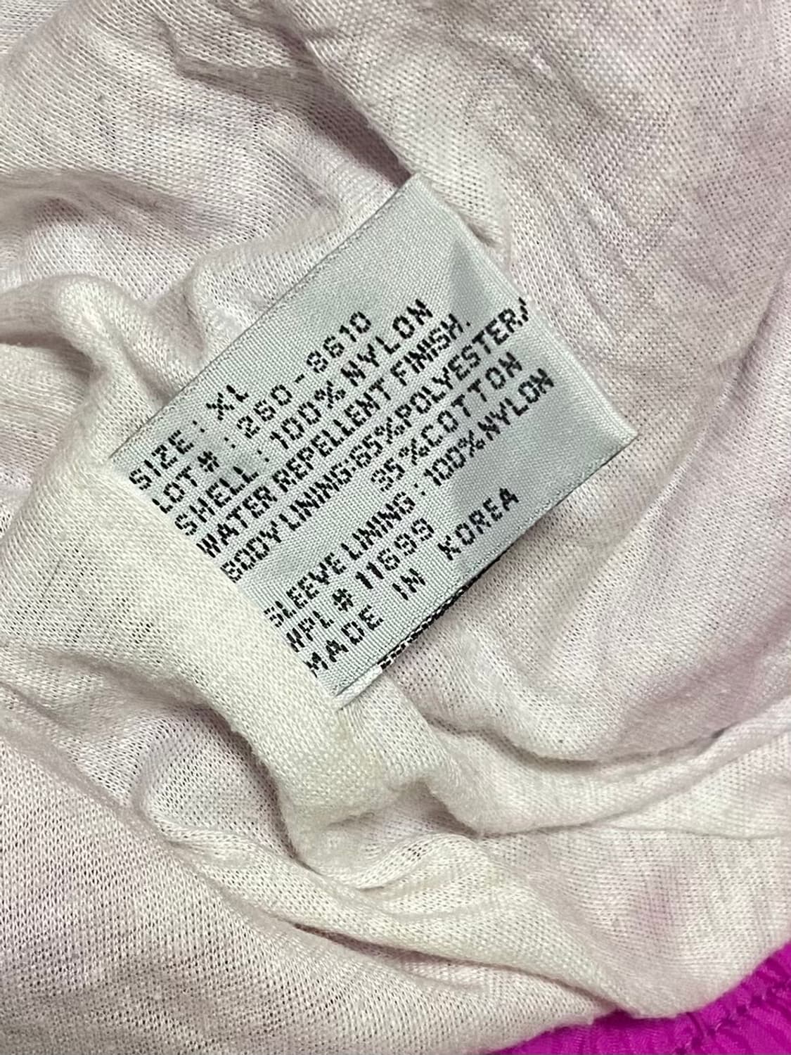 엘엘빈 맛 빈티지 오버핏 바람막이 XL 상품이미지5