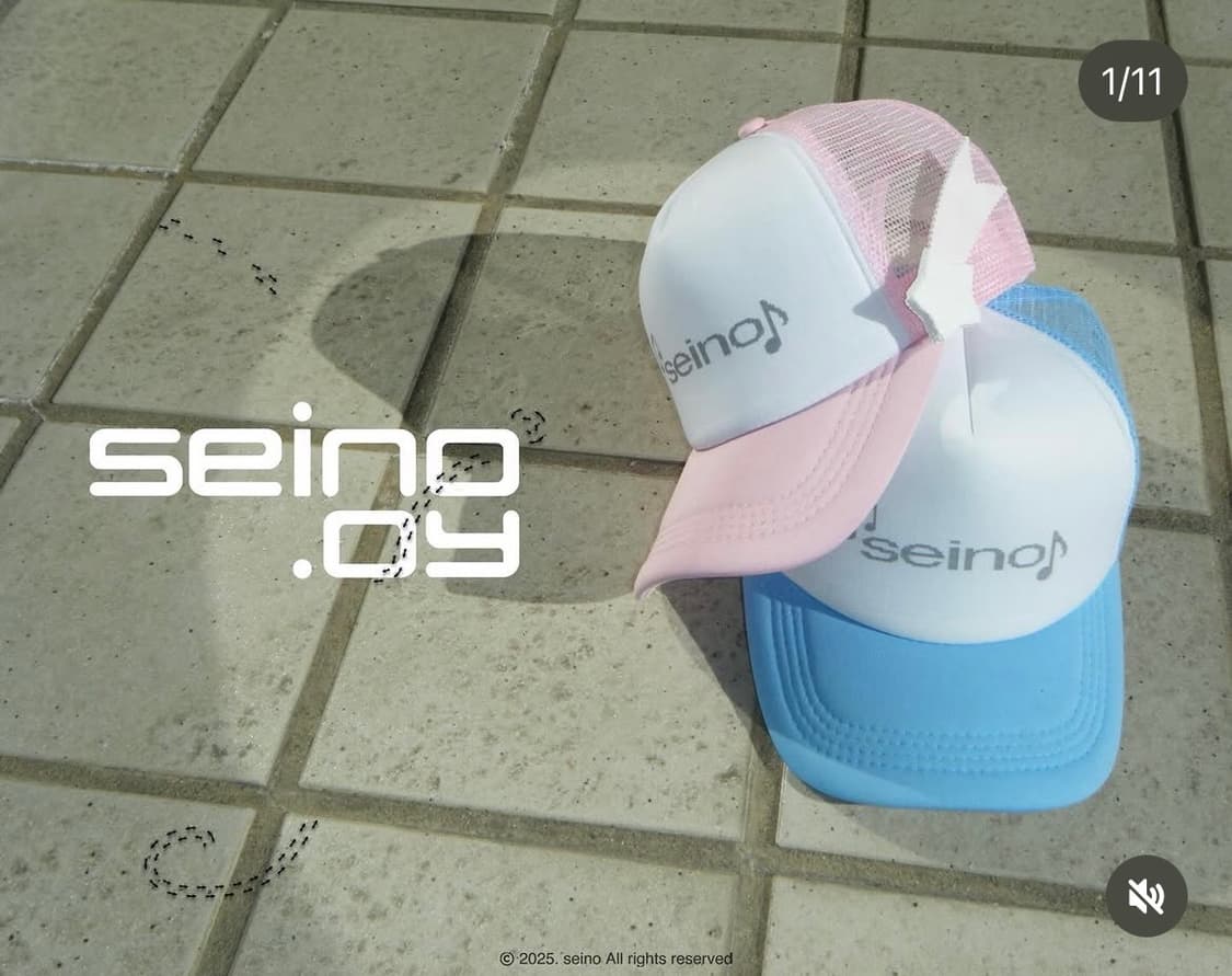 세이노 로로 / 멜로디 캡 핑크 일괄 판매 상품이미지1
